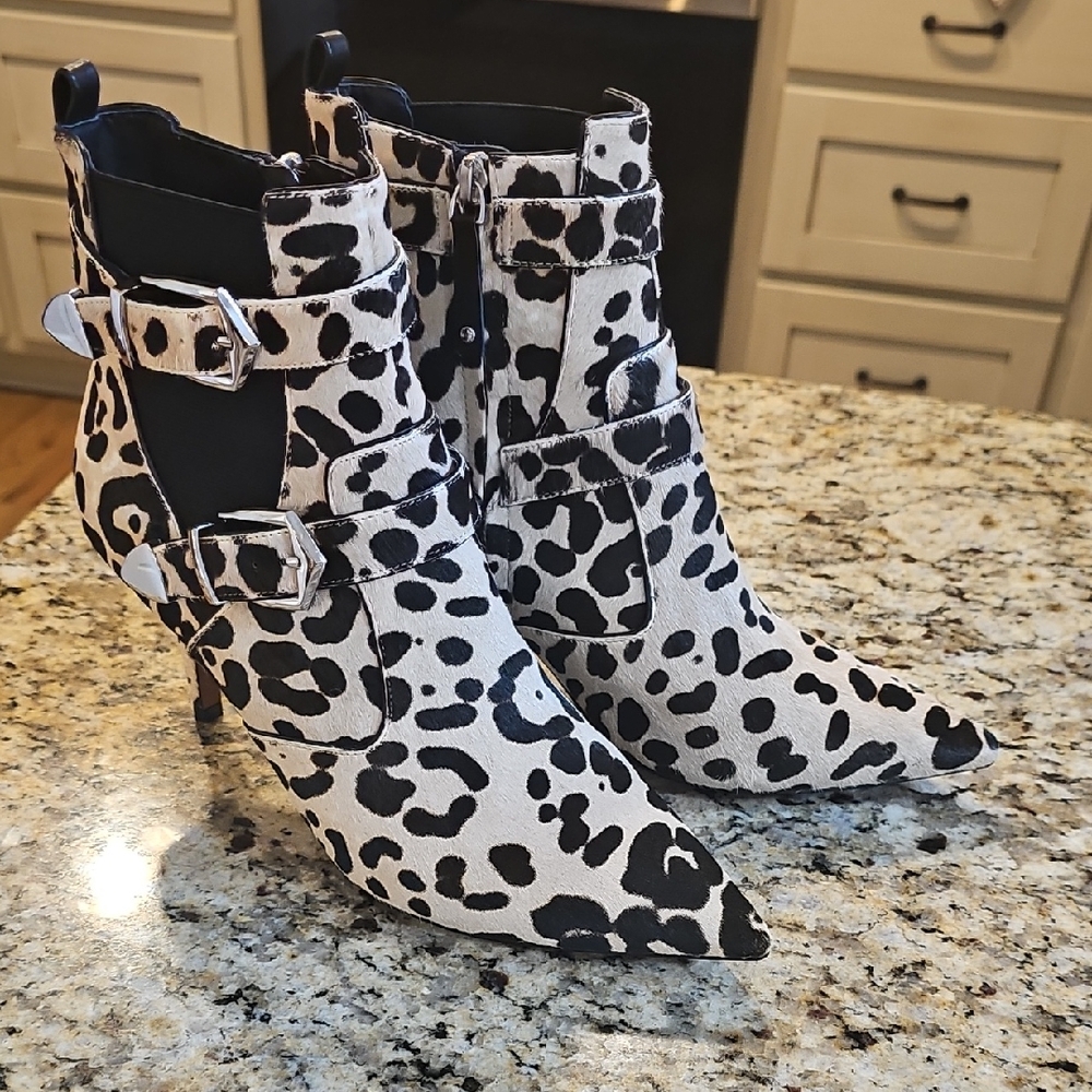 Linea Paolo Nikita II Genuine Calf Hair Bootie